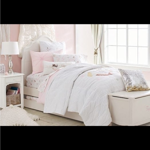 Pottery Barn Kids ✿ Isabelle Castle Mermaid Euro Quilted Sham - Picture 3 of 3